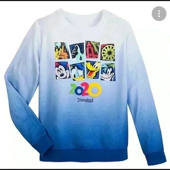 NWT Disney Parks Ombre 2020 Disneyland Sweatshirt - Picture 1 of 6